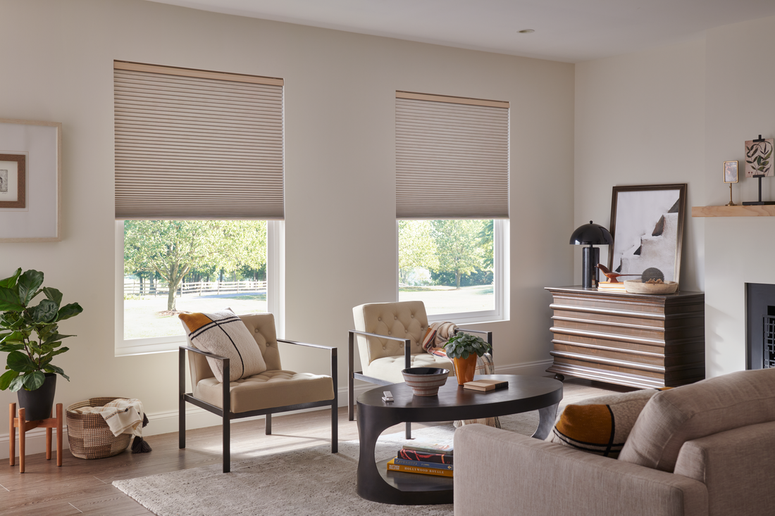 A Room with smart blinds
